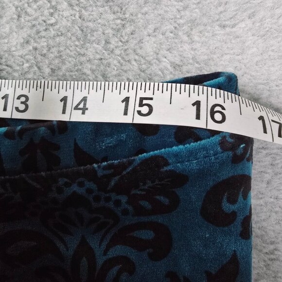 Chicos Womens Sz L Zenergy Leggings Velour Soft Comfy Stretch Lounge Bohemian - Picture 4 of 9